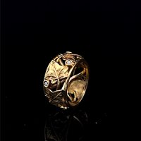 Anello Cianfrone Gioielli Donna in Oro Diamante 0.05 Ct ANOR-130-198 - ANOR-130-198